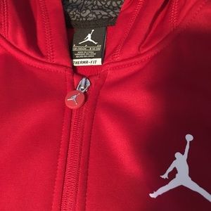 Air Jordon zip up hoodie